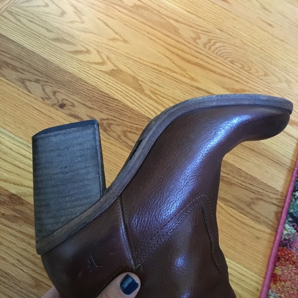 Frye Alexis Inside Zip Motorcycle Women Boots 9.5 - Picture 7 of 10